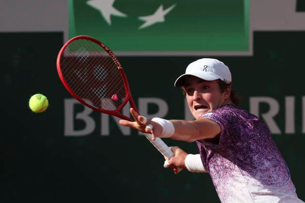 TENNIS : Roland Garros 2026 - 24 05 2026 Joao Fonseca (BRA) Vs Luka Pavlovic (FRA) ParisFrance  Copyright: xMichaelxBaucherx