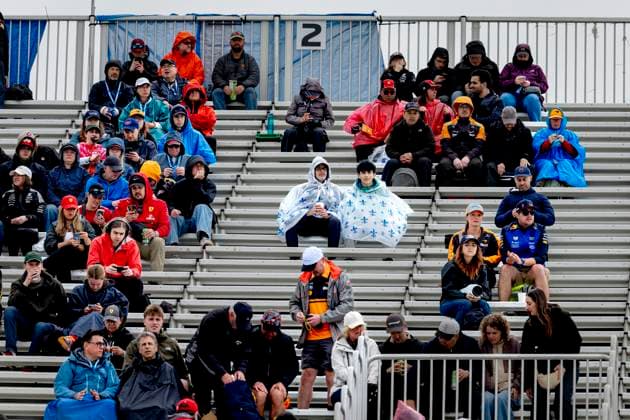 MONTREAL Rain during the race at the Formula 1 Canada F1 Academy at the Circuit Gilles Villeneuve on May 24, 2026 in Montreal, Canada Photo by DeFodi Images