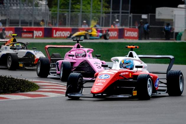 MONTREAL Alpine Formula Academy driver Nina Gademan, Ferrari Formula Academy driver Alba Larsen during the Formula 1 Canada F1 Academy at the Circuit Gilles Villeneuve on May 24, 2026 in Montreal, Canada Photo by DeFodi Images