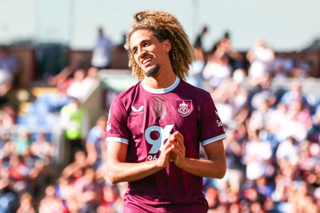 BURNLEY, ENGLAND - MAY 24: Hannibal Mejbri of Burnley during the Premier League match between Burnley and Wolverhampton Wanderers at Turf Moor on May 24, 2026 in Burnley, England.  Copyright: xSeanxChandlerx xSPPx Sportspressphoto_154130