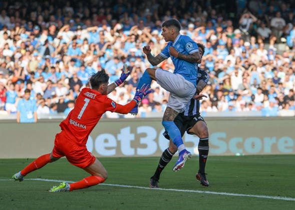 Serie A football match - 2025 26 Napoli vs. Udinese Alex Meret of SSC Napoli During the football match on May 24, 2026, valid for the Italian Serie A - 2025 26 championship in Naples at the Diego Armando Maradona Stadium between SSC Napoli and FC Udinese. Pictured: NAPOLI stadio Diego Armando Maradona CAMPANIA ITALIA Copyright: xFABIOxSASSO FPAxFabioxSassox 2L8A0127