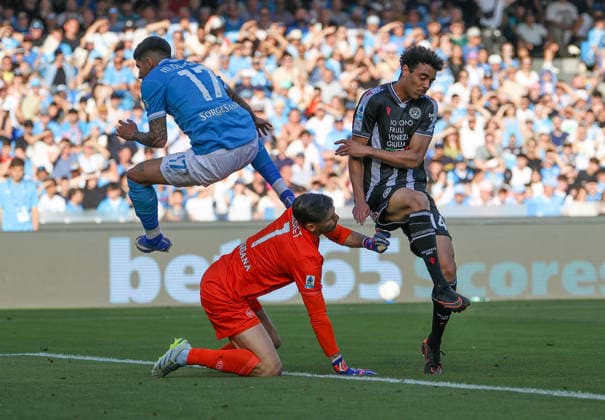 Serie A football match - 2025 26 Napoli vs. Udinese Mathias Olivera of SSC NapolibDuring the football match on May 24, 2026, valid for the Italian Serie A - 2025 26 championship in Naples at the Diego Armando Maradona Stadium between SSC Napoli and FC Udinese. Pictured: NAPOLI stadio Diego Armando Maradona CAMPANIA ITALIA Copyright: xFABIOxSASSO FPAxFabioxSassox 2L8A0129