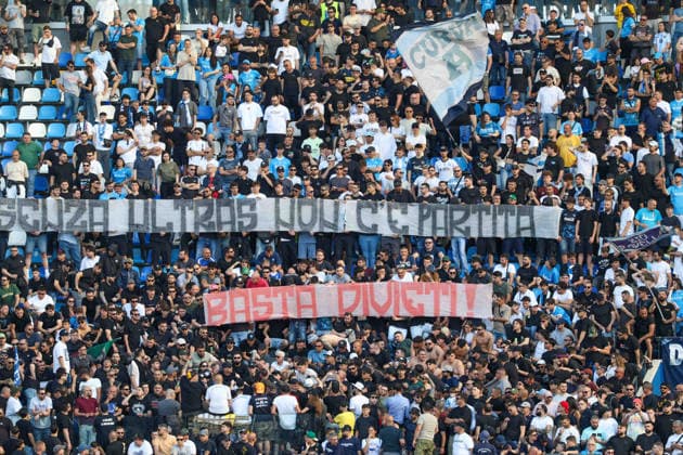 May 24, 2026, Napoli, Campania, ITALIA: Supporters of SSC Napoli During the football match on May 24, 2026, valid for the Italian Serie A - 2025 26 championship in Naples at the Diego Armando Maradona Stadium between SSC Napoli and FC Udinese..Pictured: Serie A Football Match - 2025 26 Napoli Vs. Udinese  - ZUMAs236 20260524_aap_s236_003 Copyright: xFabioxSassox