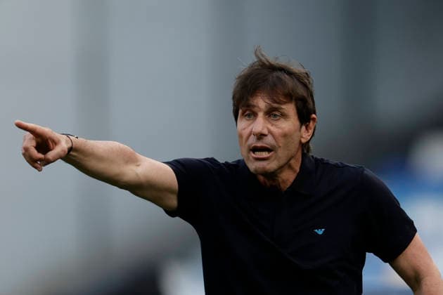Italy: Serie a football match SSC Napoli vs Udinese Napoli™s Italian coach Antonio Conte looks during the Serie A football match between SSC Napoli and Udinese at the Diego Armando Maradona Stadium in Naples, on May 24, 2026. _BPH3176 Copyright: xAntonioxBalascox