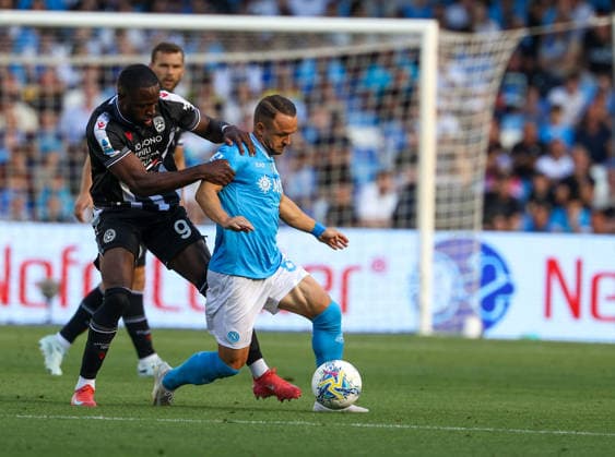 May 24, 2026, Napoli, Campania, ITALIA: Stanislav Lobotka of SSC Napoli During the football match on May 24, 2026, valid for the Italian Serie A - 2025 26 championship in Naples at the Diego Armando Maradona Stadium between SSC Napoli and FC Udinese..Pictured: Serie A Football Match - 2025 26 Napoli Vs. Udinese  - ZUMAs236 20260524_aap_s236_050 Copyright: xFabioxSassox