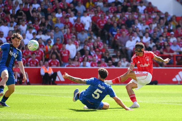 Nottingham Forest v Bournemouth - Premier League Morgan Gibbs-White of Nottingham Forest shoots over the bar during the Premier League match between Nottingham Forest and Bournemouth at the City Ground in Nottingham, United Kingdom, on May 24, 2026. Nottingham Nottinghamshire United Kingdom  Copyright: xMIxNewsx originalFilename:fletcher-nottingh260524_npsPd.jpg