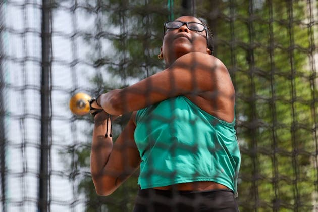 Athletics, hammer throw meeting in Fränkisch-Crumbach