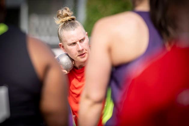 REHLINGEN , GERMANY - MAY 24: Katharina Maisch (GER LV 90 Erzgebirge) during the 61. Internationales Pfingstsportfest on 24.05.2026 at the Bungertstadion in Rehlingen-Siersburg (Saarland Deutschland). Saarland Deutschland Copyright: xLeahxKohringx
