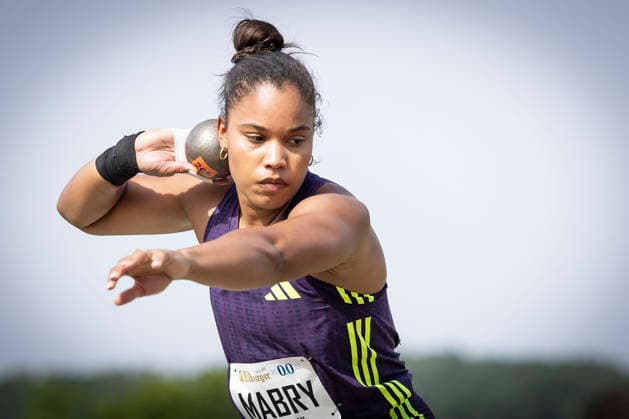 REHLINGEN , GERMANY - MAY 24: Yemisi Mabry (GER MTG Mannheim) during the 61. Internationales Pfingstsportfest on 24.05.2026 at the Bungertstadion in Rehlingen-Siersburg (Saarland Deutschland). Saarland Deutschland Copyright: xLeahxKohringx