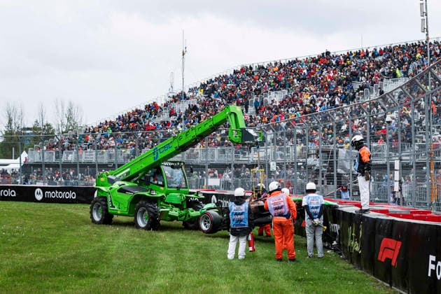 AUTO - FORMULA 2 2026 - MONTREAL 20 FITTIPALDI Jr. Emerson (bra), AIX Racing, Dallara F2 2024, action, crash, Marshall during the 3rd round of the 2026 FIA Formula 2 Championship from May 22 to 24, 2026 on the Circuit Gilles Villeneuve, in MontrÃ al, Canada - MontrÃ alCanada  Copyright: xXavixBonillax