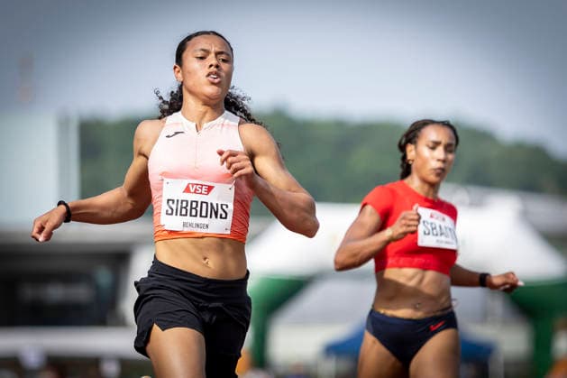 REHLINGEN , GERMANY - MAY 24: Aleeya Sibbons (GBR Großbritannien) during the 61. Internationales Pfingstsportfest on 24.05.2026 at the Bungertstadion in Rehlingen-Siersburg (Saarland Deutschland). Saarland Deutschland Copyright: xLeahxKohringx