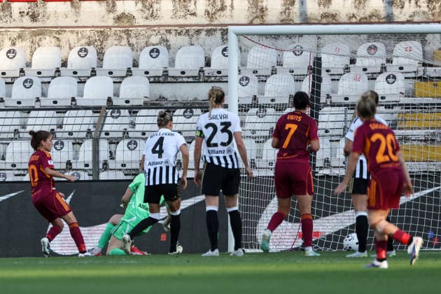 Vicenza 24 05 2026 - finale Coppa Italia femminile Juventus-Roma foto Image nella foto: gol Manuela Giugliano 