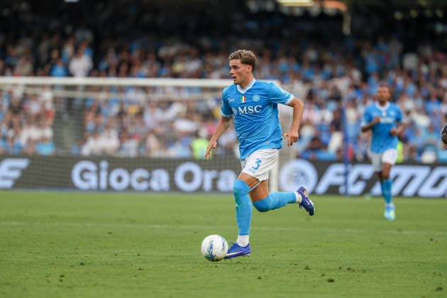 Serie A football match - 2025 26 Napoli vs. Udinese Miguel Gutierrez of SSC Napoli During the football match on May 24, 2026, valid for the Italian Serie A - 2025 26 championship in Naples at the Diego Armando Maradona Stadium between SSC Napoli and FC Udinese. Pictured: NAPOLI stadio Diego Armando Maradona CAMPANIA ITALIA Copyright: xFABIOxSASSO FPAxFabioxSassox 2L8A0496