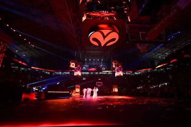 Olympiacos Piraeus v Real Madrid Euroleague Final Four general view of Telekom Center Athens during the Euroleague match, Final Four, Final game between Olympiacos Piraeus v Real Madrid played at ATHENS Telekom Center Athens Stadium on May 24nd 2026 in Athens Greece Athens Greece Basketball Copyright: xAgenciaxLOFx