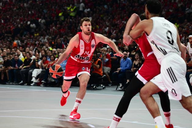Olympiacos Piraeus v Real Madrid Euroleague Final Four Sasha Vezenkov of Olympiacos during the Euroleague match, Final Four, Final game between Olympiacos Piraeus v Real Madrid played at ATHENS Telekom Center Athens Stadium on May 24nd 2026 in Athens Greece Athens Greece Basketball Copyright: xAgenciaxLOFx