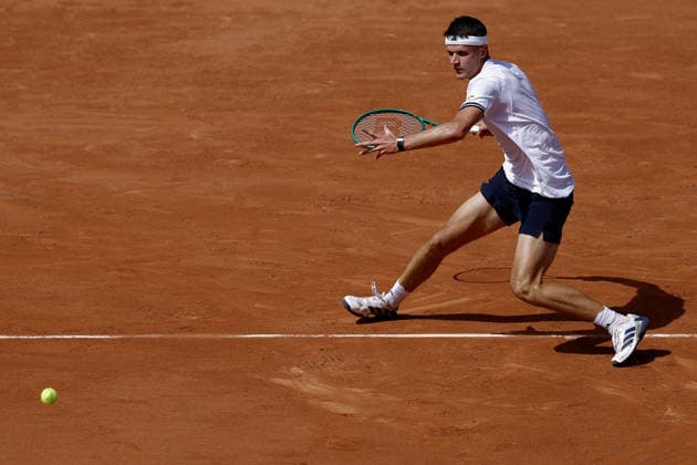 Jakub Mensik. The 1st round of the French Open 2026 on the Roland Garros courts in Paris, France, May 24, 2026. (CTKxPhoto PavelxLebeda) CTKPhotoF202605240032201  CTKPhotoF202605240032201