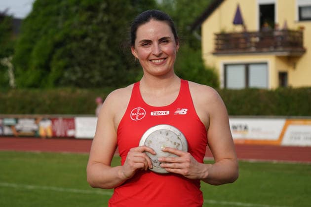 Rehlingen, Leichtathletik, athletics, Track and Field, 61 International Whitsun Sports Festival, 24 05 2026, Bungerstadion Rehlingen Siersburg, Discus Throw Women, Marike Steinacker, TSV Bayer Leverkusen, Germany