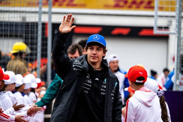 F1 - CANADIAN GRAND PRIX 2026 KIMI ANTONELLI Andrea (ita), Mercedes AMG F1 Team W16, portrait during the Formula 1 Grand Prix du Canada 2026, 5th round of the 2026 Formula One World Championship, WM, Weltmeisterschaft from May 22 to 24, 2026 on the Circuit Gilles Villeneuve, in MontrÃ al, Canada - MontrÃ alCanada  Copyright: xALBERTOxVIMERCATIx