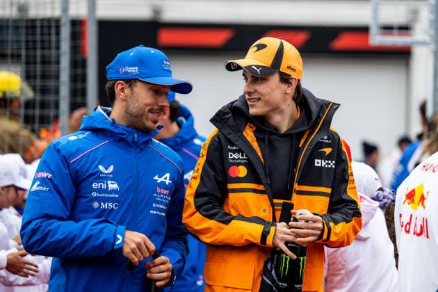 F1 - CANADIAN GRAND PRIX 2026 PIASTRI Oscar (aus), McLaren F1 Team MCL40, portrait GASLY Pierre (fra), Alpine F1 Team A526, portrait during the Formula 1 Grand Prix du Canada 2026, 5th round of the 2026 Formula One World Championship, WM, Weltmeisterschaft from May 22 to 24, 2026 on the Circuit Gilles Villeneuve, in Montrà al, Canada - Montrà alCanada Copyright: xALBERTOxVIMERCATIx
