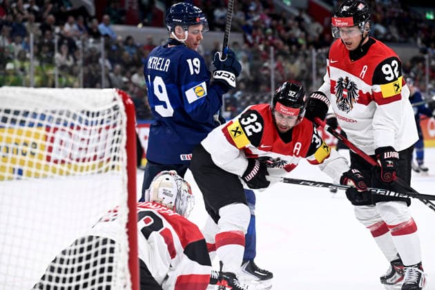 Ice hockey, World Championship, Finland - Austria