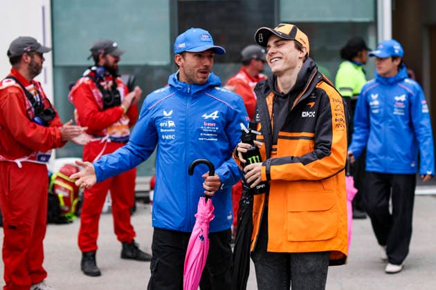 F1 - CANADIAN GRAND PRIX 2026 PIASTRI Oscar (aus), McLaren F1 Team MCL40, portrait GASLY Pierre (fra), Alpine F1 Team A526, portrait during the Formula 1 Grand Prix du Canada 2026, 5th round of the 2026 Formula One World Championship, WM, Weltmeisterschaft from May 22 to 24, 2026 on the Circuit Gilles Villeneuve, in Montrà al, Canada - Montrà alCanada Copyright: xXavixBonillax
