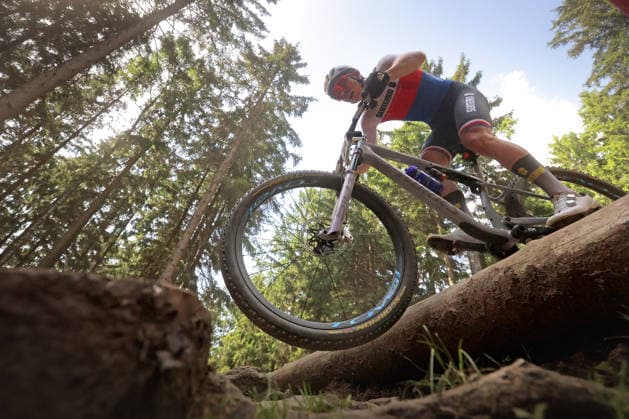 World Cup cross country mountain elite men s race, Vysocina Arena, Nove Mesto na Morave, May 24, 2026. Jan Saska from Czech republic. (CTKxPhoto LiborxPlihal) CTKPhotoP2026052406531  CTKPhotoP2026052406531