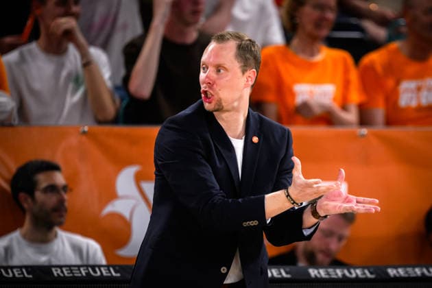 24 05 2026, Rasta Dome, Vechta Basketball, easyCredit Bundesliga, Playoffs quarter-finals, Rasta Vechta vs ALBA Berlin Christian Held Head Coach Vechta