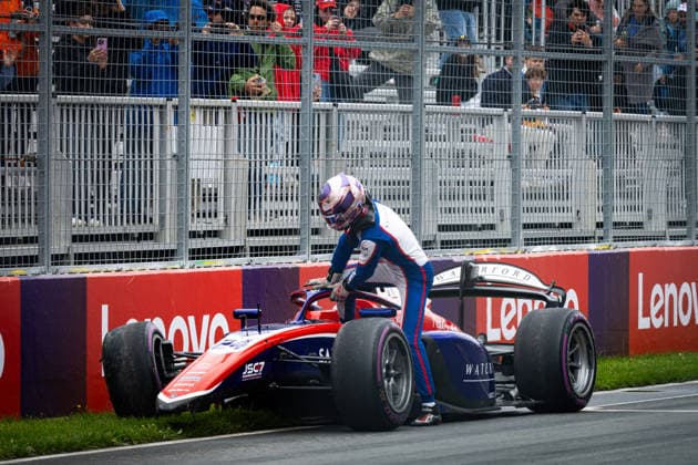 AUTO - FORMULA 2 2026 - MONTREAL 24 VAN HOEPEN Laurens (nld), Trident, Dallara F2 2024, action during the 3rd round of the 2026 FIA Formula 2 Championship from May 22 to 24, 2026 on the Circuit Gilles Villeneuve, in MontrÃ al, Canada - MontrÃ alCanada  Copyright: xDiederikxvanxderxLaanx