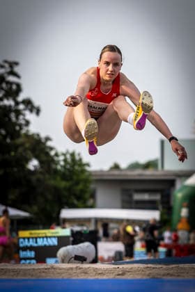 REHLINGEN , GERMANY - MAY 24: Imke Daalmann (GER TSV Bayer o4 Leverkusen) during the 61. Internationales Pfingstsportfest on 24.05.2026 at the Bungertstadion in Rehlingen-Siersburg (Saarland Deutschland). Saarland Deutschland Copyright: xLeahxKohringx