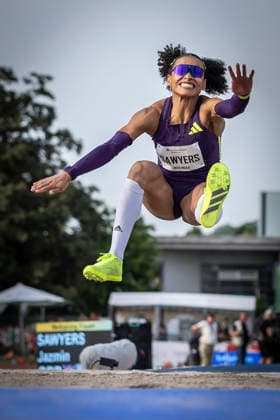 REHLINGEN , GERMANY - MAY 24: Jazmin Sawyers (GBR Großbritannien) during the 61. Internationales Pfingstsportfest on 24.05.2026 at the Bungertstadion in Rehlingen-Siersburg (Saarland Deutschland). Saarland Deutschland Copyright: xLeahxKohringx