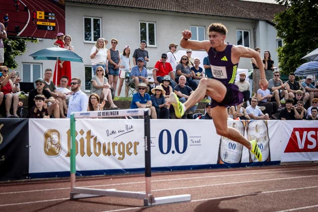 REHLINGEN , GERMANY - MAY 24: Owe Fischer-Breiholz (GER Königsteiner LV) during the 61. Internationales Pfingstsportfest on 24.05.2026 at the Bungertstadion in Rehlingen-Siersburg (Saarland Deutschland). Saarland Deutschland Copyright: xLeahxKohringx