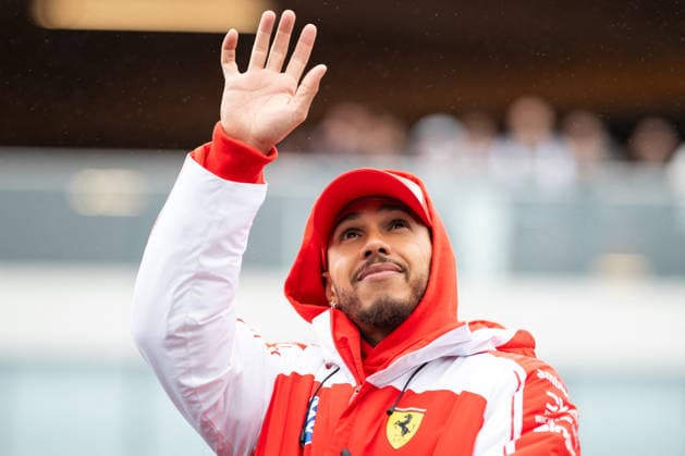 Montreal Formula 1 Canada Grand Prix Day 4 - Pilots Parade Ferrari driver Lewis Hamilton (44) arrives ahead of the 2026 Formula 1 Grand Prix du Canada for the pilots parade at Circuit Gilles-Villeneuve in Montreal, Quebec, Canada, on May 24, 2026. Photo by Alexis Jumeau ABACAPRESS.COM Montreal Quebec Canada  Copyright: xJumeauxAlexis ABACAx