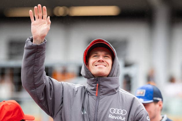 Montreal Formula 1 Canada Grand Prix Day 4 - Pilots Parade Audi driver Nico Hulkenberg (27) arrives ahead of the 2026 Formula 1 Grand Prix du Canada for the pilots parade at Circuit Gilles-Villeneuve in Montreal, Quebec, Canada, on May 24, 2026. Photo by Alexis Jumeau ABACAPRESS.COM Montreal Quebec Canada  Copyright: xJumeauxAlexis ABACAx