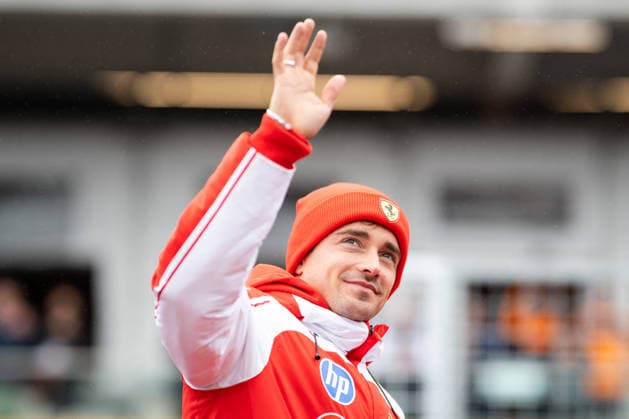 Montreal Formula 1 Canada Grand Prix Day 4 - Pilots Parade Ferrari driver Charles Leclerc (16) arrives ahead of the 2026 Formula 1 Grand Prix du Canada for the pilots parade at Circuit Gilles-Villeneuve in Montreal, Quebec, Canada, on May 24, 2026. Photo by Alexis Jumeau ABACAPRESS.COM Montreal Quebec Canada  Copyright: xJumeauxAlexis ABACAx
