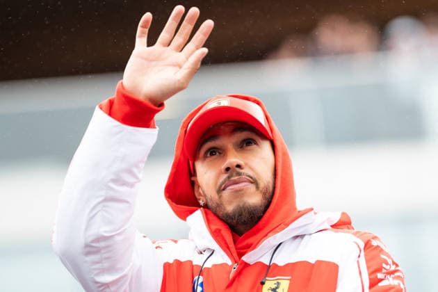 Montreal Formula 1 Canada Grand Prix Day 4 - Pilots Parade Ferrari driver Lewis Hamilton (44) arrives ahead of the 2026 Formula 1 Grand Prix du Canada for the pilots parade at Circuit Gilles-Villeneuve in Montreal, Quebec, Canada, on May 24, 2026. Photo by Alexis Jumeau ABACAPRESS.COM Montreal Quebec Canada  Copyright: xJumeauxAlexis ABACAx