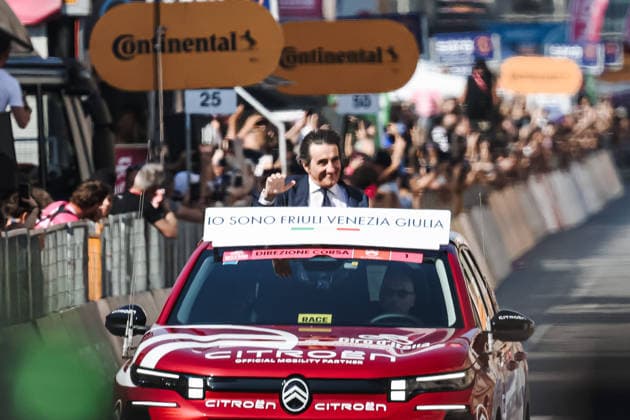 IPA85044744 - Milan, The arrival of Stage 15 of the Giro D Italia 2026 from Voghera to Milan through the streets of the city center. In the photo: Urbano Cairo  Copyright: xAlessandroxBremecx xx 0857453067st