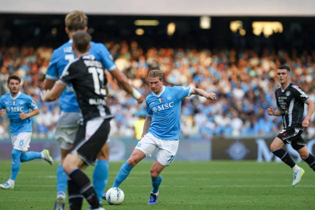 May 24, 2026, Napoli, Campania, ITALIA: Kevi De Bruyne of SSC Napoli During the football match on May 24, 2026, valid for the Italian Serie A - 2025 26 championship in Naples at the Diego Armando Maradona Stadium between SSC Napoli and FC Udinese..Pictured: Napoli ITALIA - ZUMAs236 20260524_aap_s236_071 Copyright: xFabioxSassox