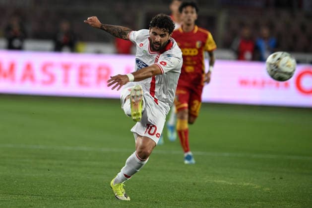 CUTRONE,durante la partita tra Catanzaro e Monza dei Play Off del Campionato italiano di calcio Serie BKT 2025 2026 - Stadio Nicola Ceravolo. Catanzaro , Italia - 24 Maggio 2026- calcio (foto di Francesco Mazzitello LaPresse)  Copyright: xFrancescoxMazzitello LaPressex