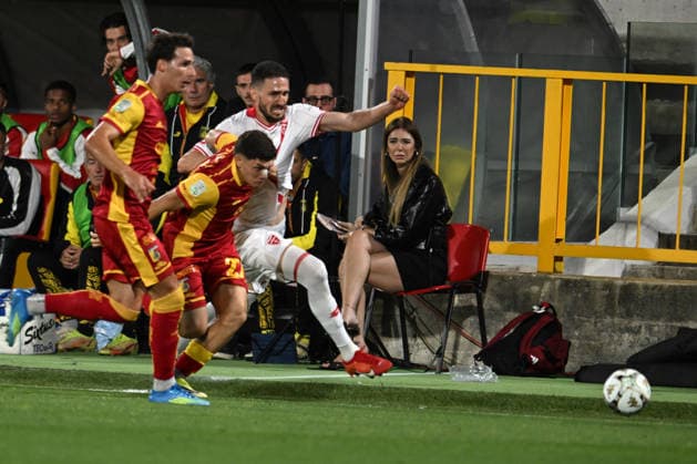 MOTA,durante la partita tra Catanzaro e Monza dei Play Off del Campionato italiano di calcio Serie BKT 2025 2026 - Stadio Nicola Ceravolo. Catanzaro , Italia - 24 Maggio 2026- calcio (foto di Francesco Mazzitello LaPresse)  Copyright: xFrancescoxMazzitello LaPressex