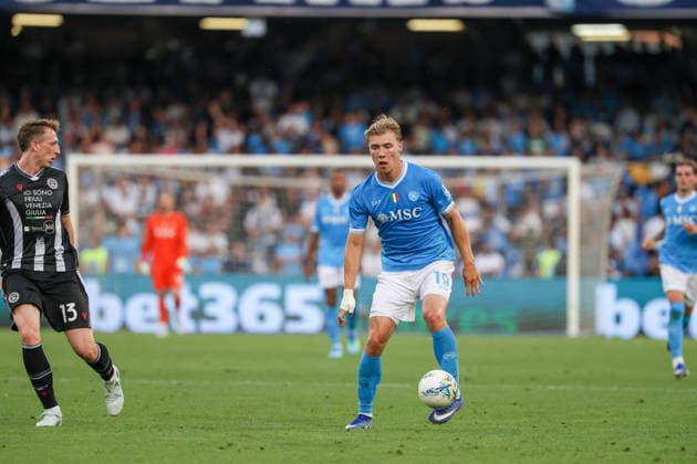 May 24, 2026, Napoli, Campania, ITALIA: Rasmus Hojlund of SSC Napoli During the football match on May 24, 2026, valid for the Italian Serie A - 2025 26 championship in Naples at the Diego Armando Maradona Stadium between SSC Napoli and FC Udinese..Pictured: Napoli ITALIA - ZUMAs236 20260524_aap_s236_080 Copyright: xFabioxSassox
