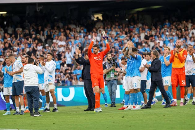 May 24, 2026, Napoli, Campania, ITALIA: Alex Meret of SSC Napoli During the football match on May 24, 2026, valid for the Italian Serie A - 2025 26 championship in Naples at the Diego Armando Maradona Stadium between SSC Napoli and FC Udinese..Pictured: Napoli ITALIA - ZUMAs236 20260524_aap_s236_099 Copyright: xFabioxSassox