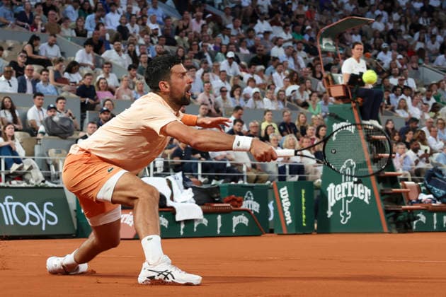 TENNIS : Roland Garros 2026 - 24 05 2026 Giovanni Mpetshi Perricard (FRA) Vs Novak Djokovic (SRB) ParisFrance  Copyright: xMichaelxBaucherx