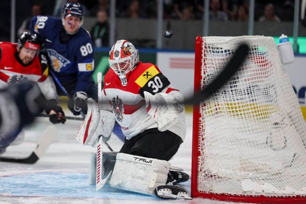 Ice hockey, Eishockey - IIHF WC 2026 ZURICH,SWITZERLAND,24.MAY.26 - ICE HOCKEY - IIHF Ice Hockey World Championship, WM, Weltmeisterschaft 2026, group stage, Austria vs Finland. Image shows David Kickert (AUT).  GEPAxpictures xMaticxKlansek