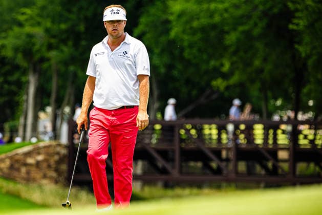 May 24, 2026, Mckinney, Texas, USA: Keith Mitchell walks across the green in the final round at the CJ Cup Byron Nelson in McKinney. PGA, Golf Herren 2026: THE CJ CUP BYRON NELSON  - ZUMAg270 20260524_zsp_g270_005 Copyright: xCodyxGrubbsx