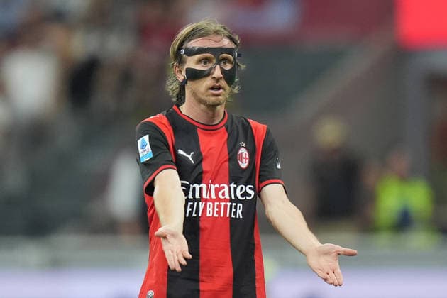 AC Milan s Luka Modric during the Serie A soccer match between Milan and Cagliari at the San Siro Stadium in Milan , north Italy - Saturday , May 24 , 2026. - Soccer .  Copyright: xSpada LaPressex