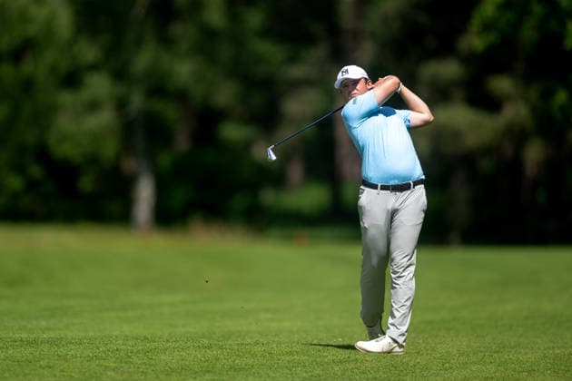 Soudal Open 2026 - Day Four Kristof Ulenaers of Belgium plays his second shot from the fairway on the 17th hole during the final round of the Soudal Open at Rinkven International Golf Club in Antwerp, Belgium, on May 24, 2026. Antwerp Belgium  Copyright: xAndyxAstfalckx originalFilename:astfalck-soudalop260524_np2hy.jpg
