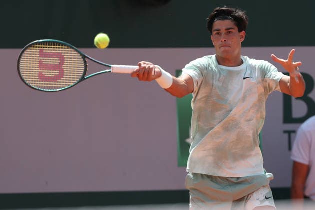 Internationaux de Roland Garros. Match du 24 mai. INTERNATIONAUX DE ROLAND GARROS.FEDERICO CINA 456734 2026-05-24 Paris France  Copyright: xPatrickxBorenx xStarfacex STAR_456734_063