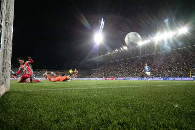 scores the goal 1-3 during the Serie A soccer match between Cremonese and Como at the Giovanni Zini Stadium in Cremona Italy - Sunday, 24 may 2026. - Soccer .  Copyright: xAlbertoxMariani LaPressex