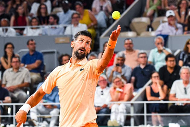TENNIS : Roland Garros 2026 - Paris - 24 05 2026 Novak Djokovic (SRB) ParisFrance  Copyright: xBaptistexAutissierx
