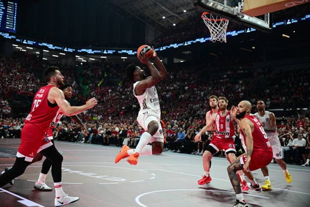 Olympiacos Piraeus v Real Madrid Euroleague Final Four Andres Feliz of Real Madrid during the Euroleague match, Final Four, Final game between Olympiacos Piraeus v Real Madrid played at ATHENS Telekom Center Athens Stadium on May 24nd 2026 in Athens Greece Athens Greece Basketball Copyright: xAgenciaxLOFx